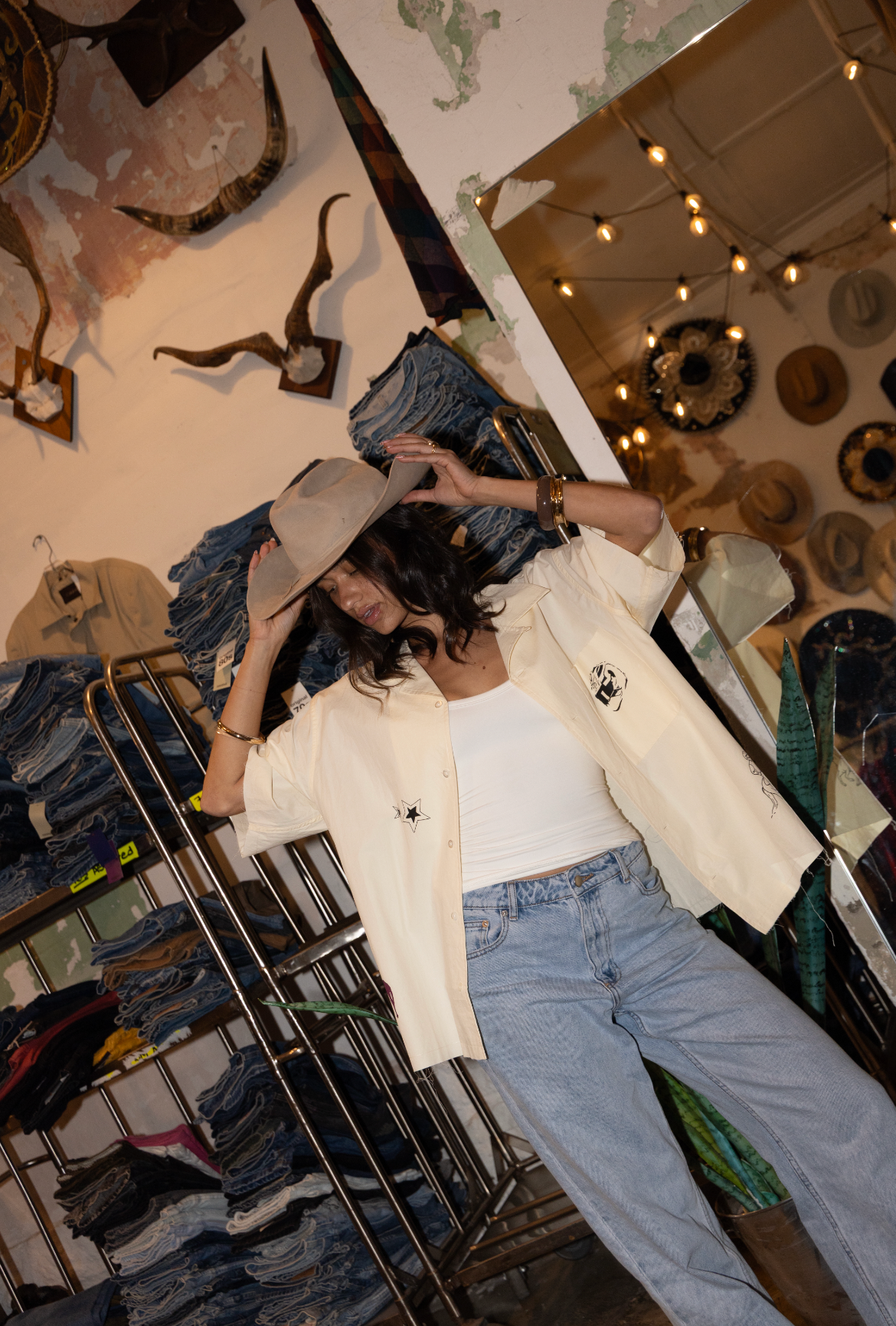 Circuit Cowboy Shirt – Off White (Pre-order)