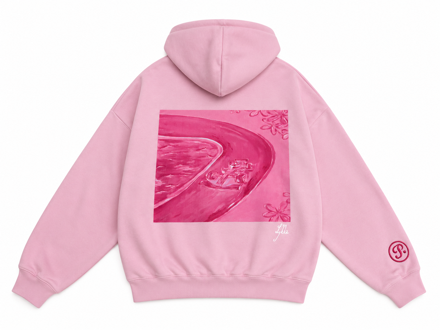 PINK CAR HOODIE BY LYKKA
