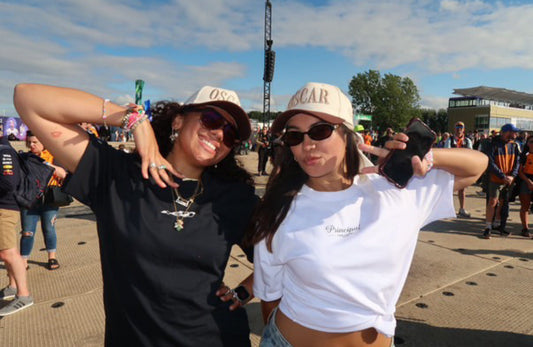 Girls wearing Principal Oscar Hats and British Racing Club Tshirts