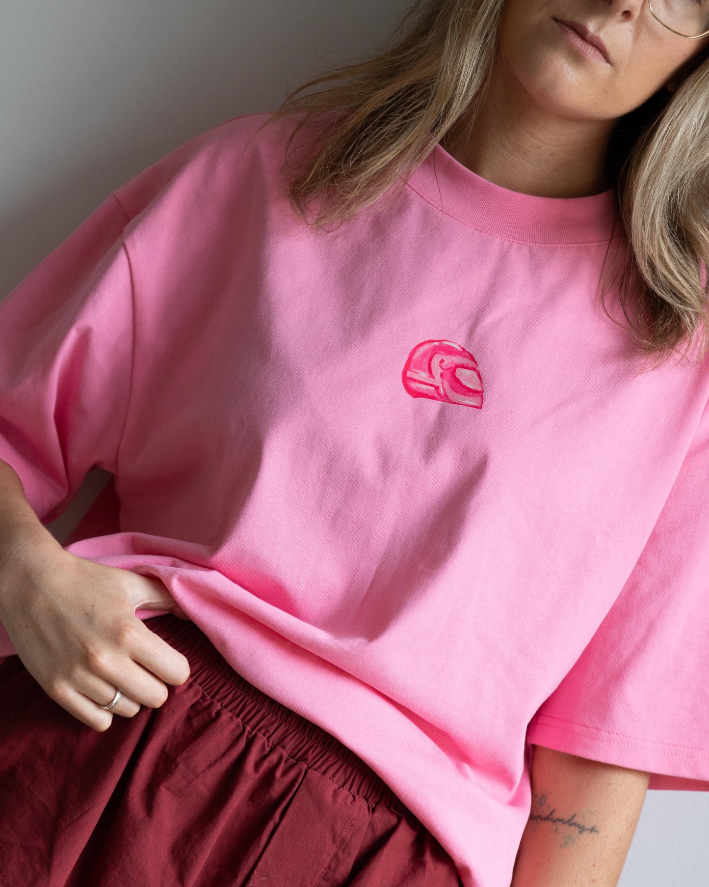 The Signature Pink Car T-Shirt by Lykka