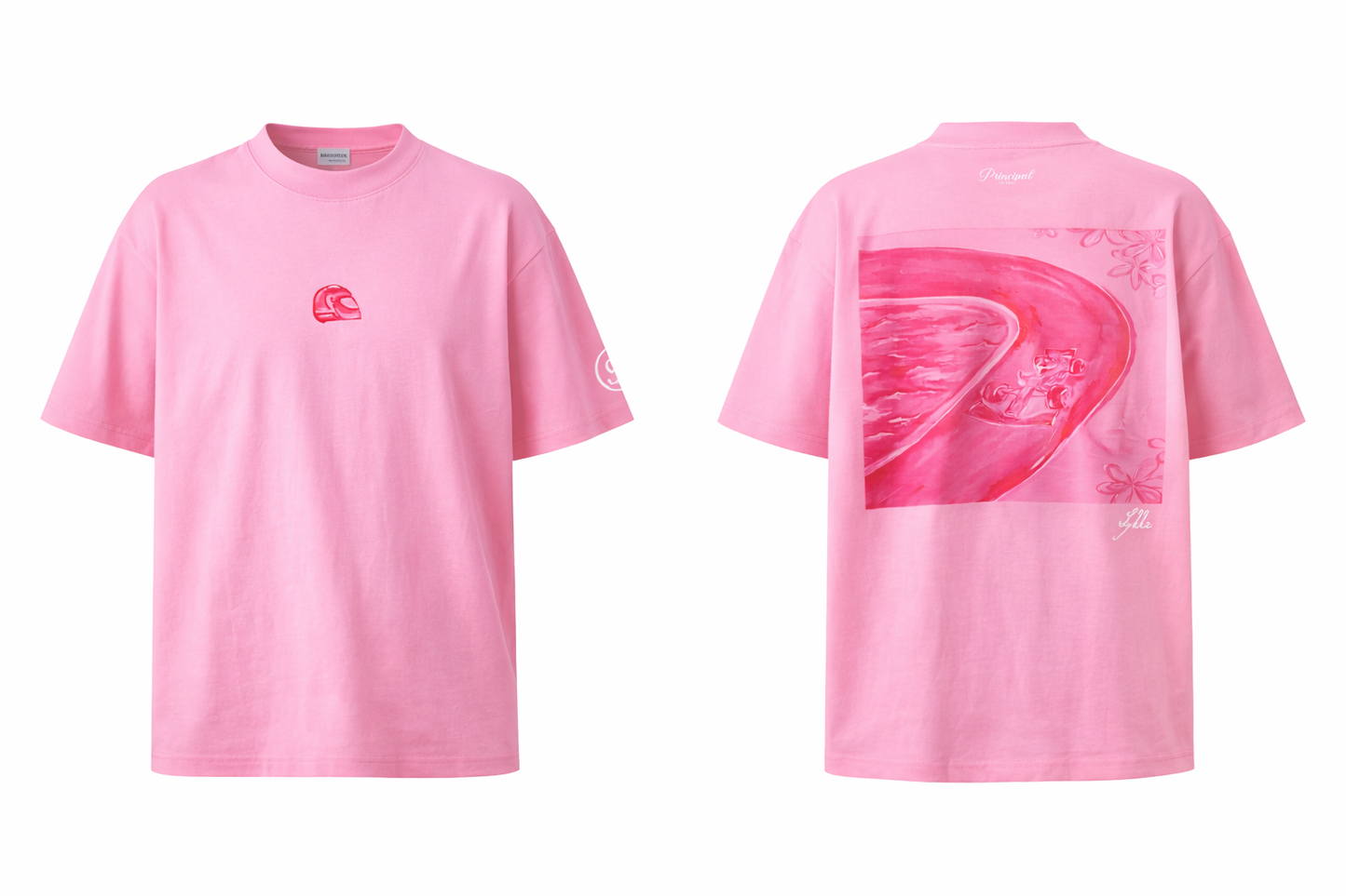 The Signature Pink Car T-Shirt by Lykka