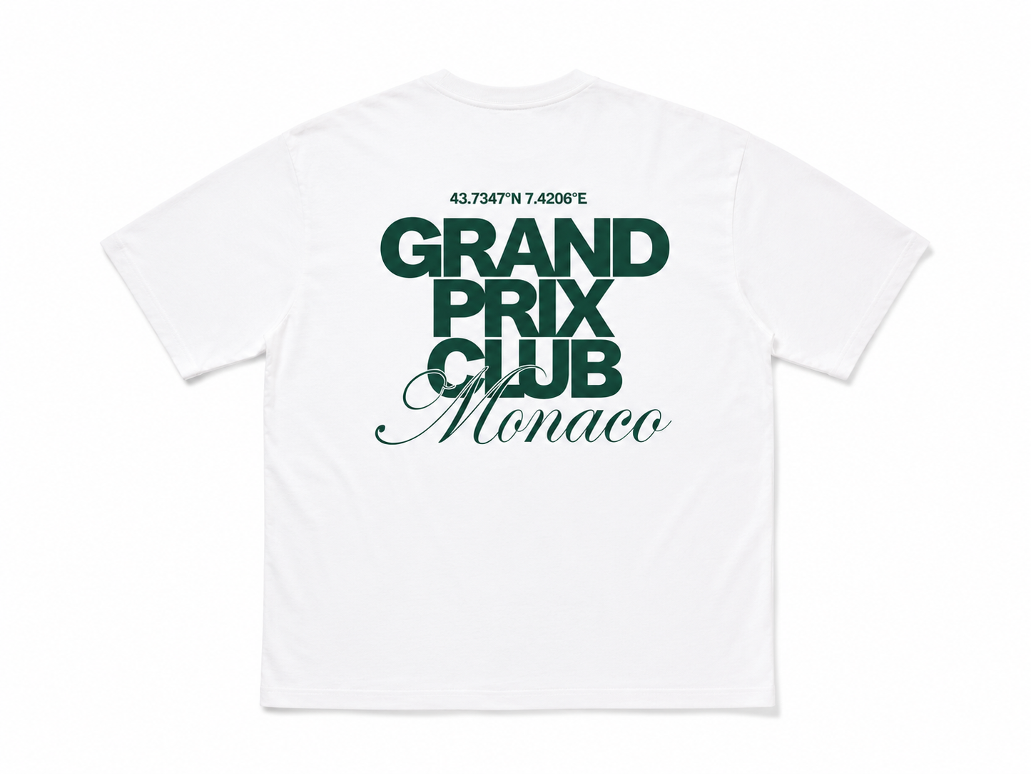 HOME RACE T-SHIRT - MONACO GP CLUB (WHITE)