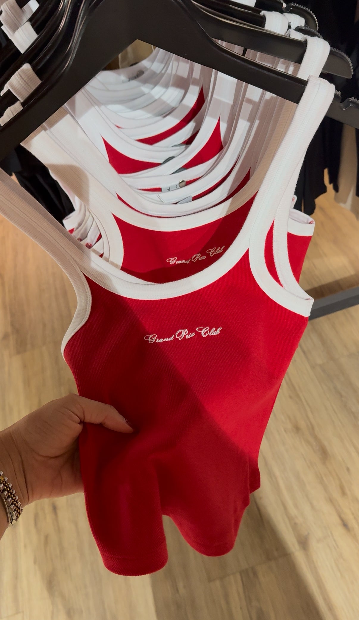 Grand Prix Club - Red/White Tank