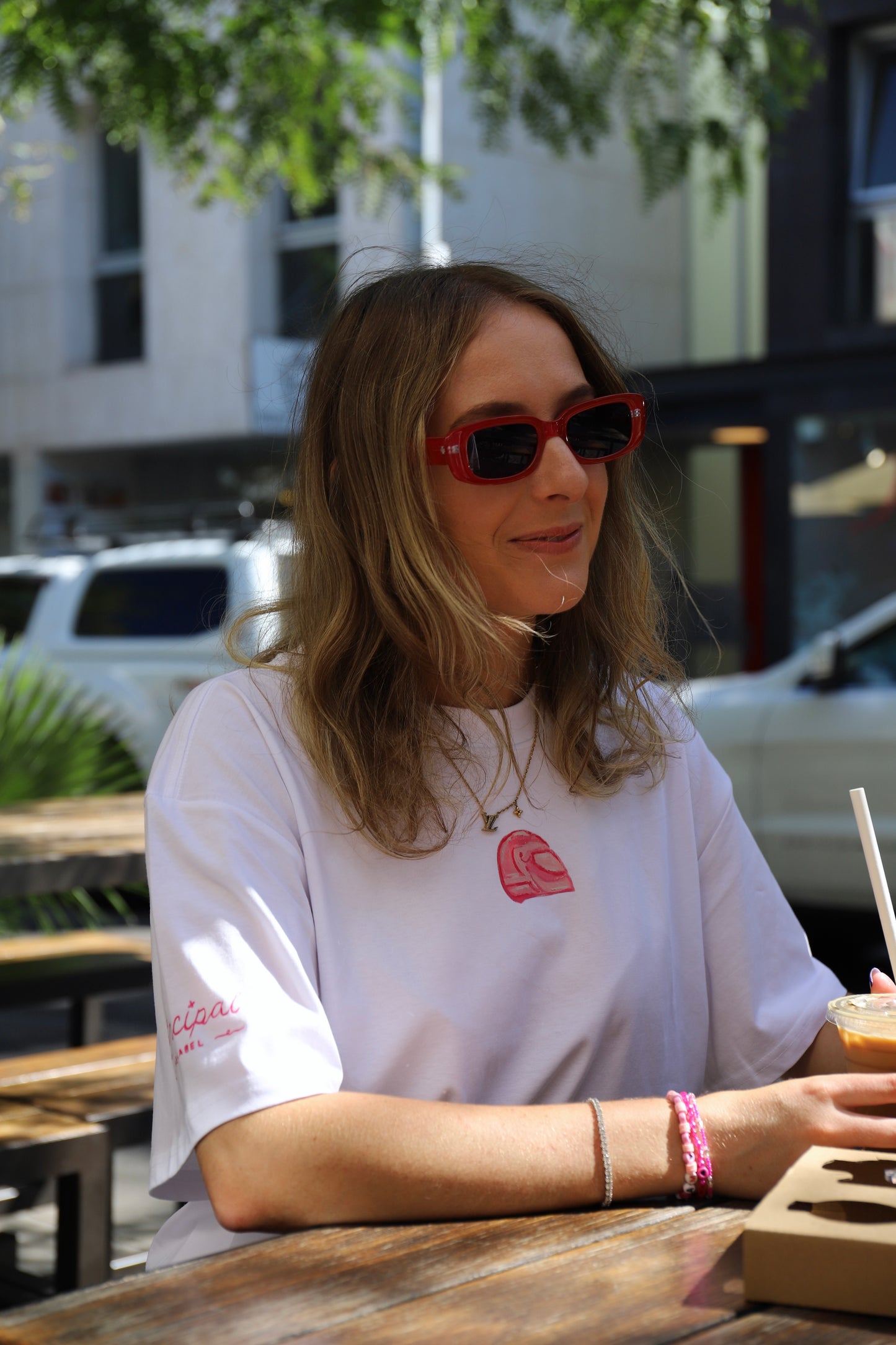 The 'Lykka' T-Shirt (White) - Lykka Collab