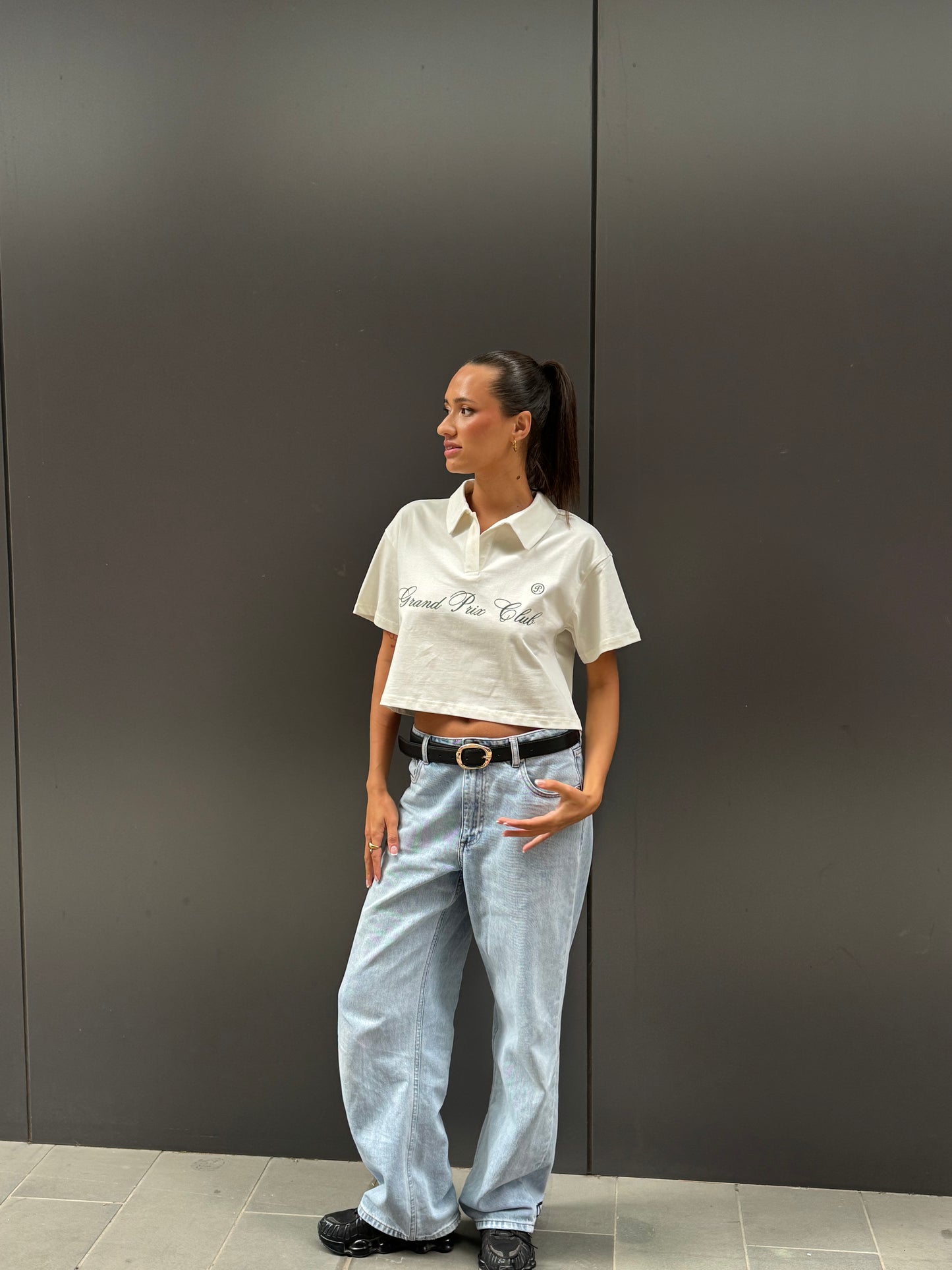 THE MONACO CROPPED POLO
