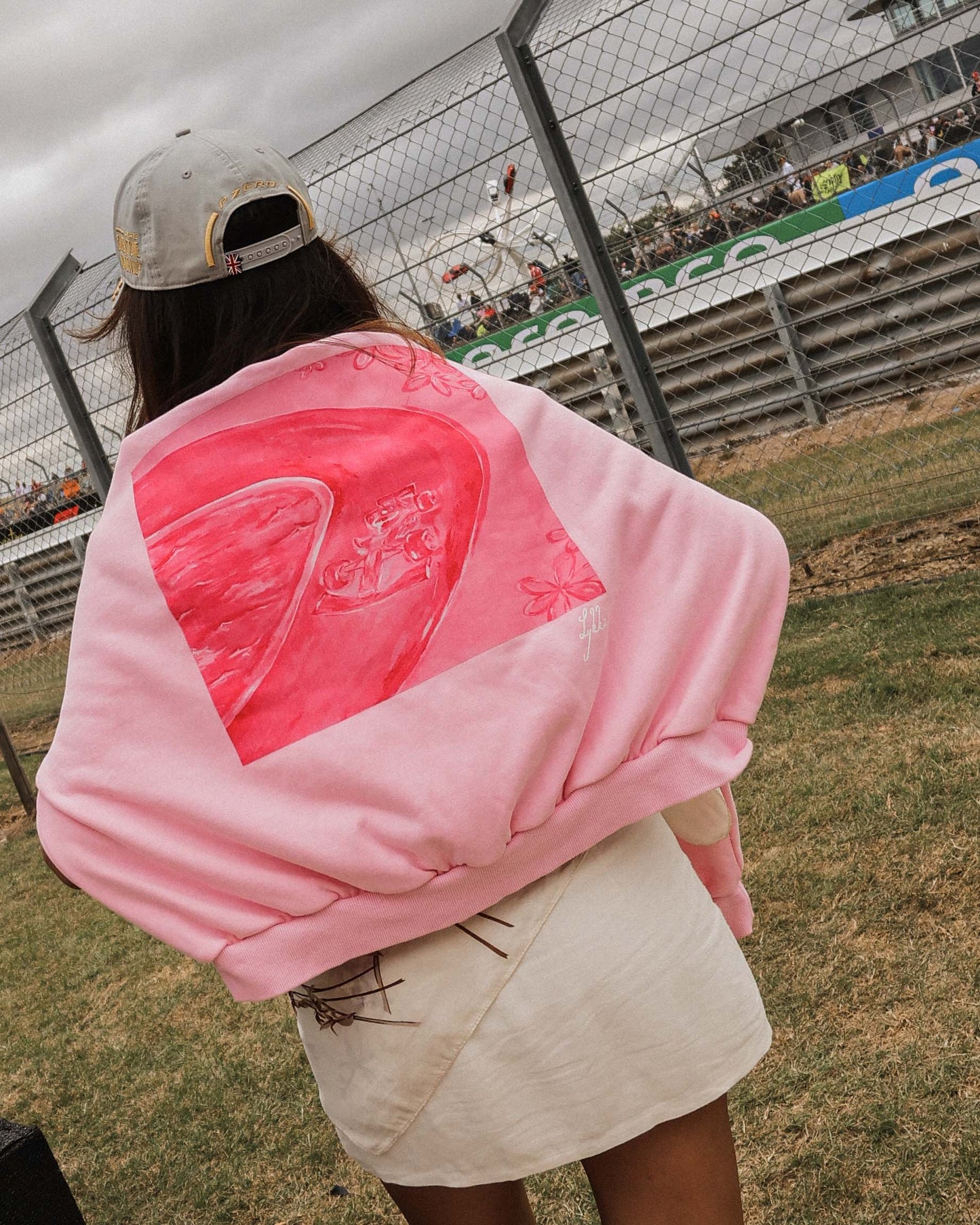 PINK CAR HOODIE BY LYKKA