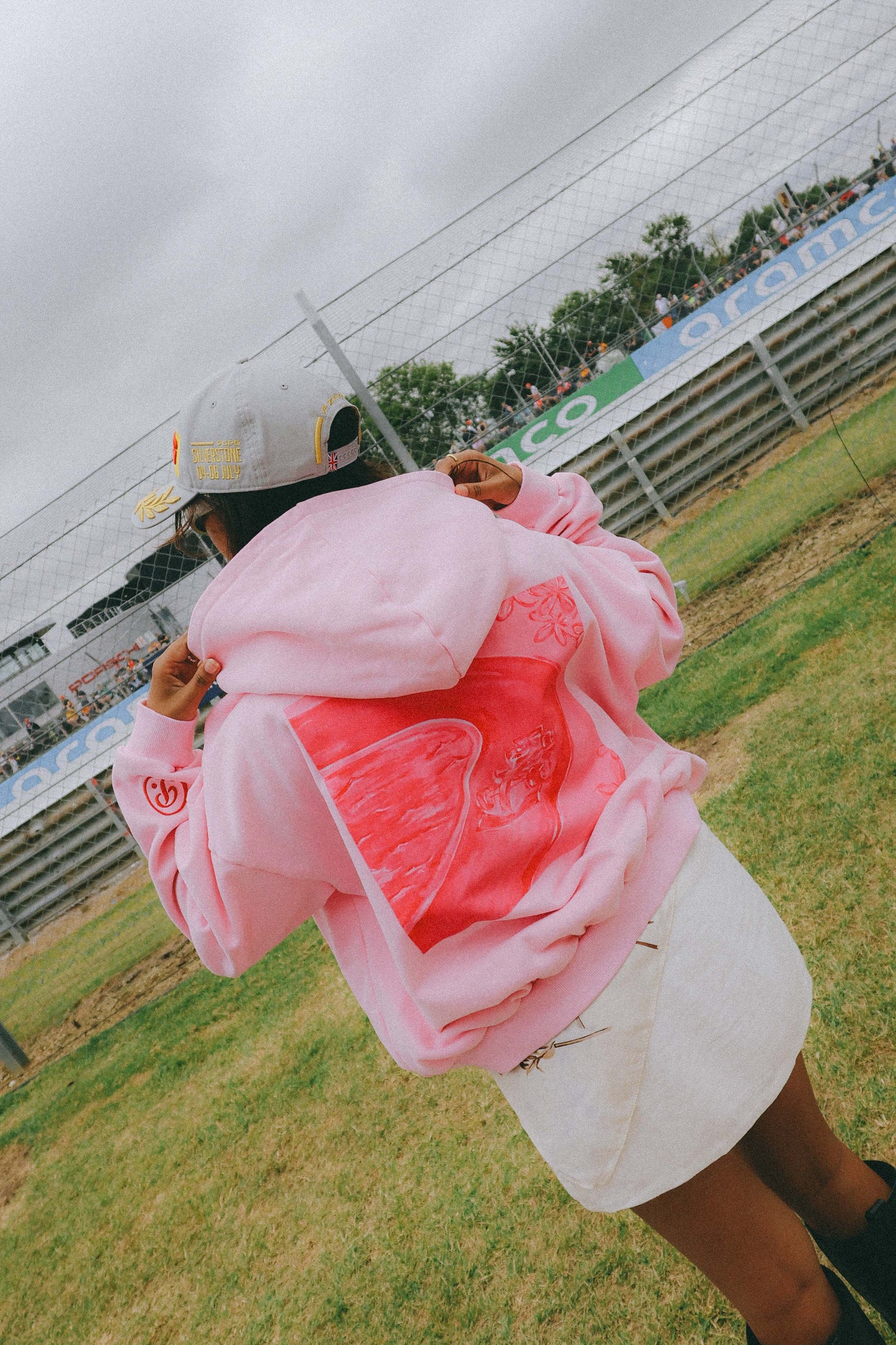 PINK CAR HOODIE BY LYKKA