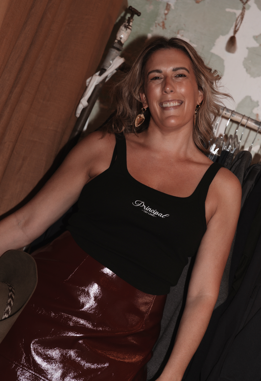 Principal - Lights Out - Tank (White & Black)