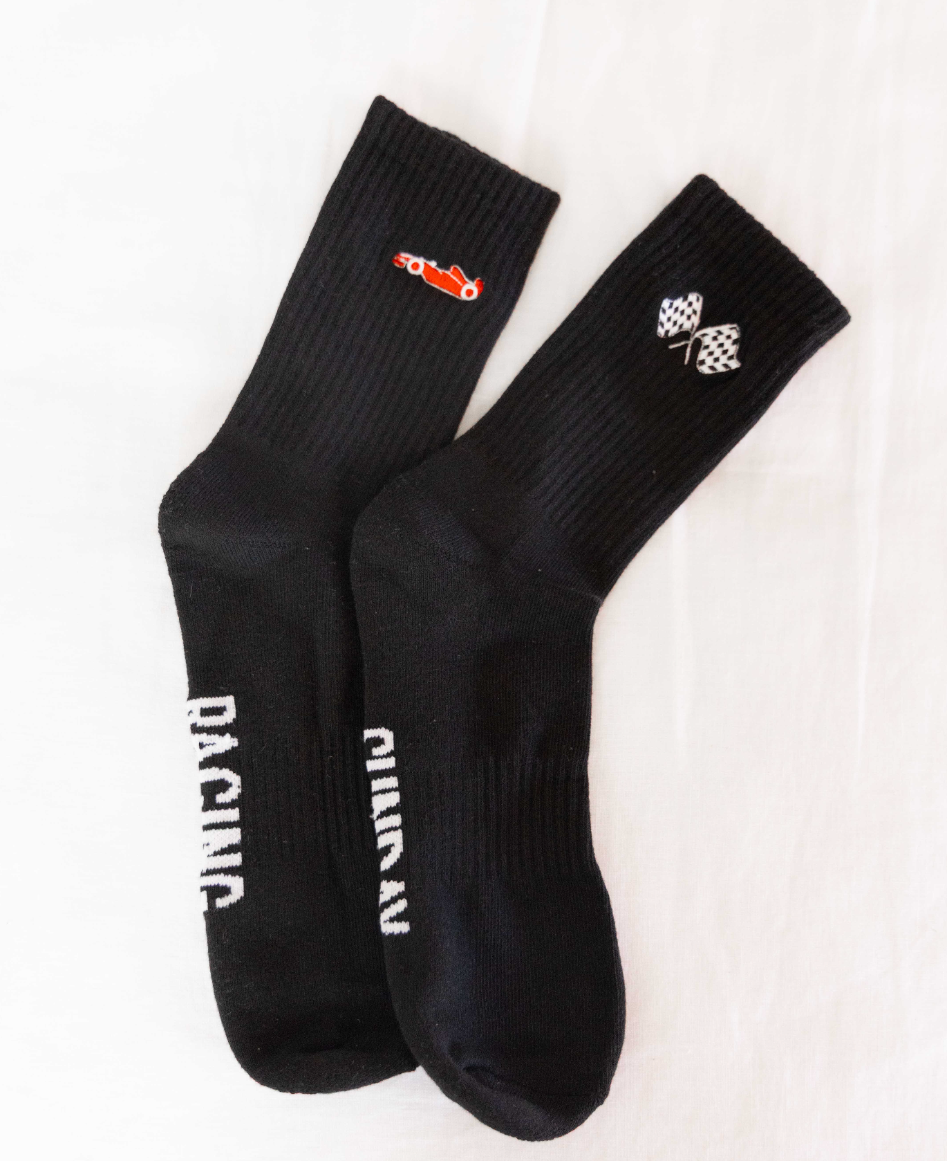 Sunday Racing Crew Socks - Black