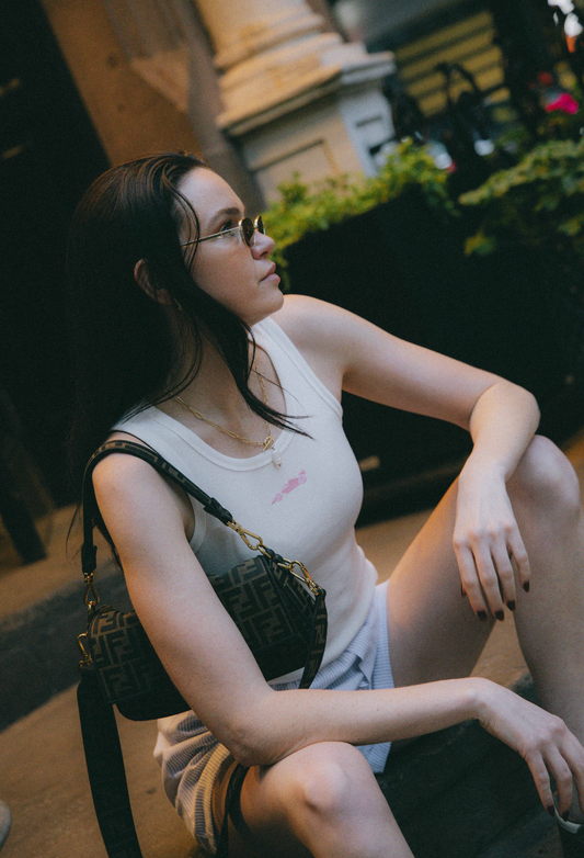 THE PINK GRID TANK