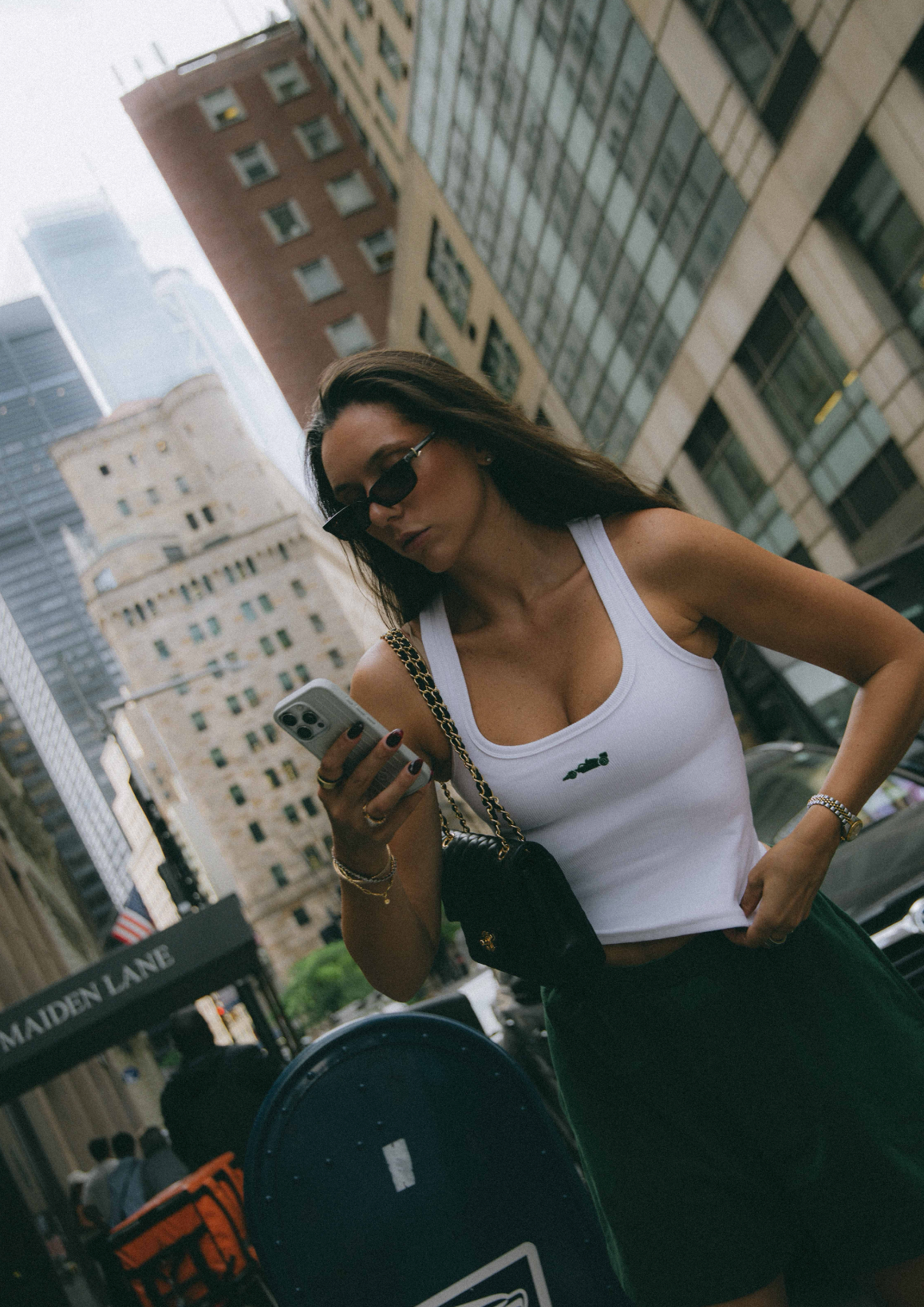 LIGHTS OUT MONACO TANK (White with Green Car)