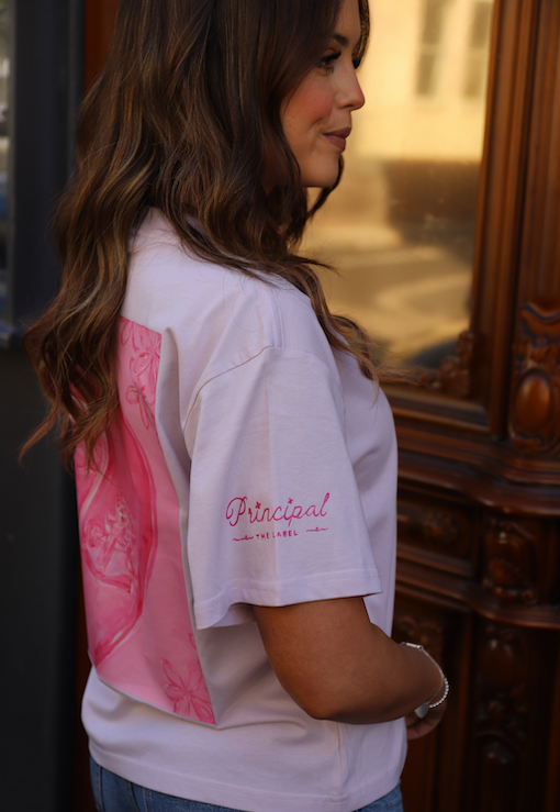 The 'Marli' T-Shirt (Light Purple) - Lykka Collab