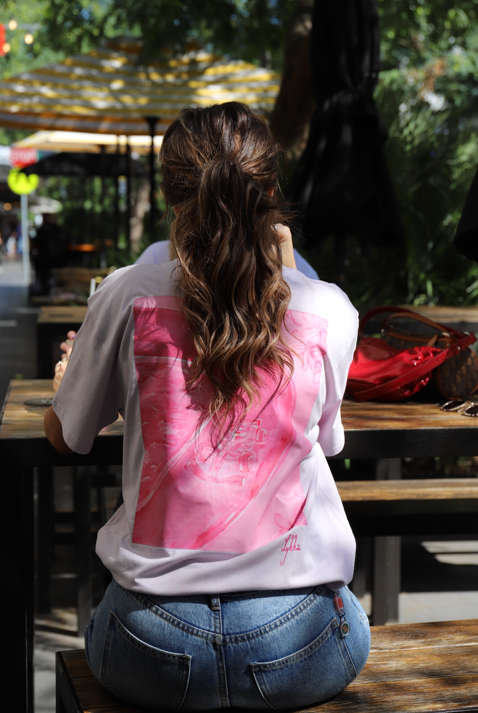 The 'Marli' T-Shirt (Light Purple) - Lykka Collab