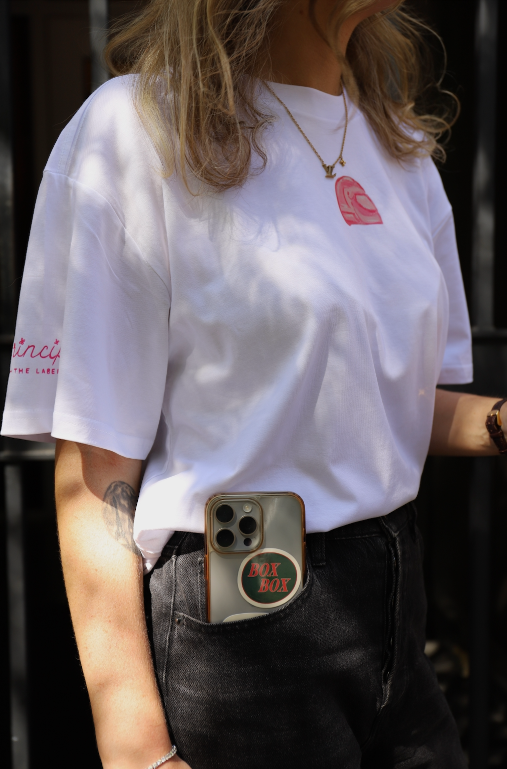The 'Lykka' T-Shirt (White) - Lykka Collab