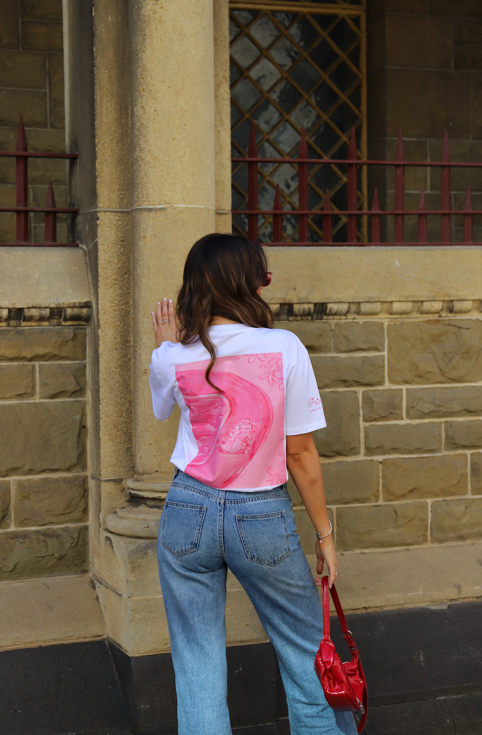 The 'Lykka' T-Shirt (White) - Lykka Collab