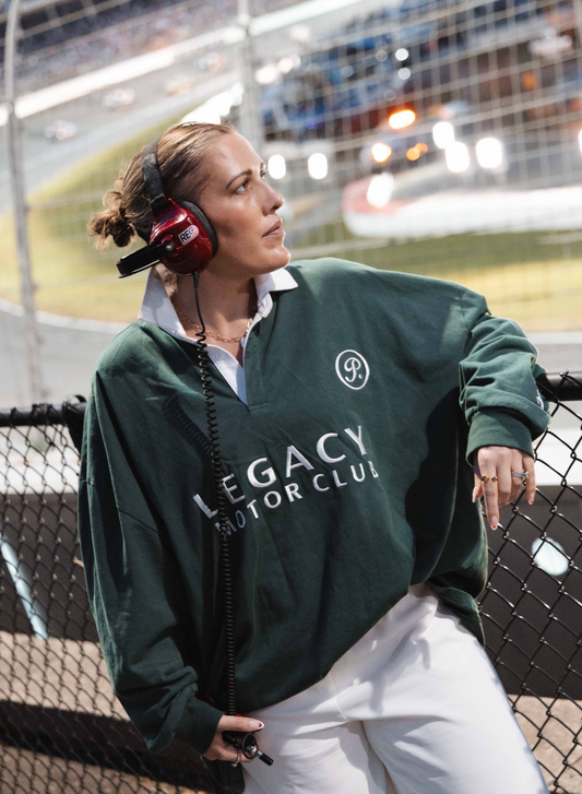 LEGACY HERITAGE RACING GREEN PULLOVER