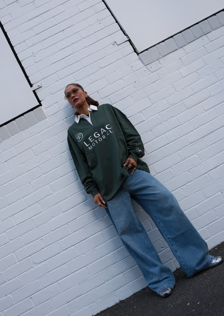 LEGACY HERITAGE RACING GREEN PULLOVER