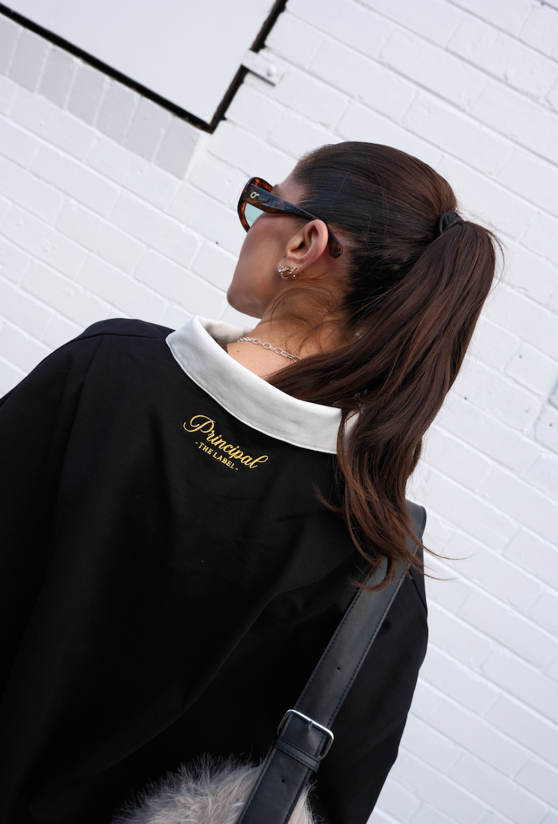 LEGACY GOLD STRIPE RUGBY PULLOVER