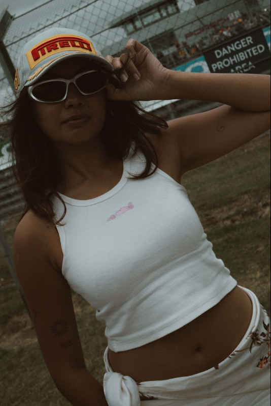 THE PINK GRID TANK